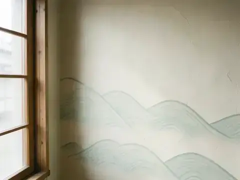 装飾塗装の壁